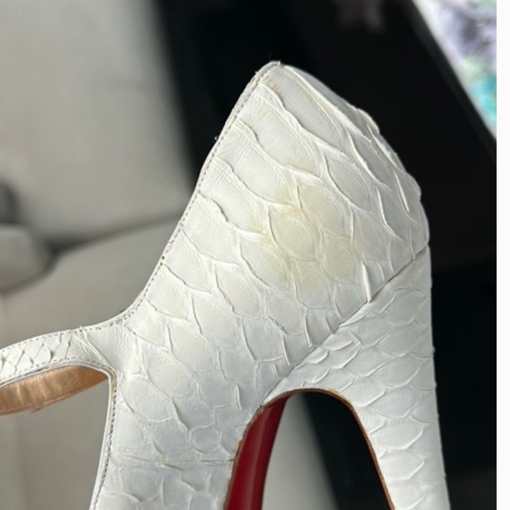 Christian Louboutin Matte Python Lady Highness 160 - image 8
